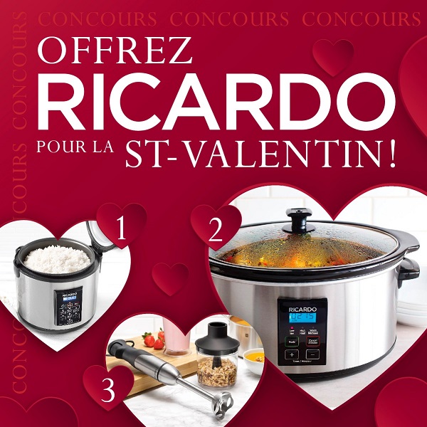 Concours OFFREZ RICARDO POUR LA ST-VALENTIN!