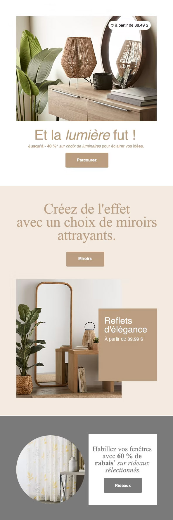 Vous ne pourrez résister : jusqu'à - 60 % sur Styles Soldés