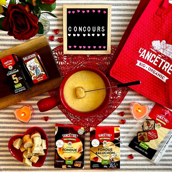 Concours Gagnez panier cadeau rempli de produits ainsi qu'un ensemble à fondue au fromage de la marque Trudeau !