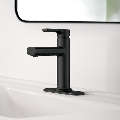 Concours gagnez une robinetterie de salle de bain de la marque MOEN au fini noir mat d'une valeur de 200$