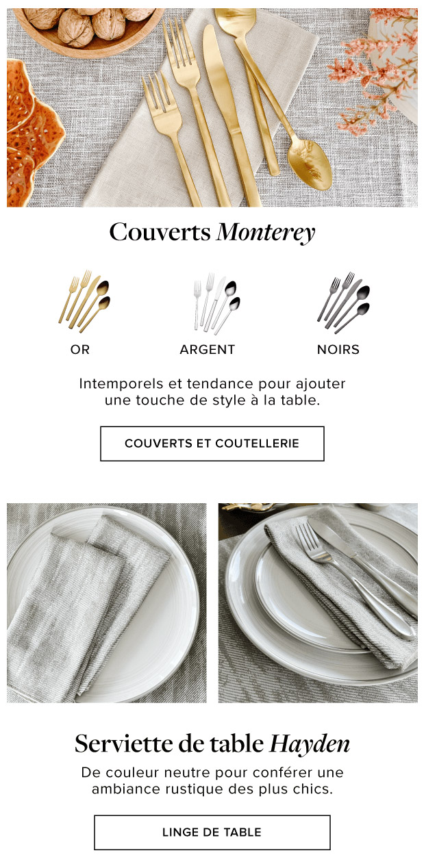Devinez quoi? Les NOUVELLES Tendances pour la Table sont Arrivées!