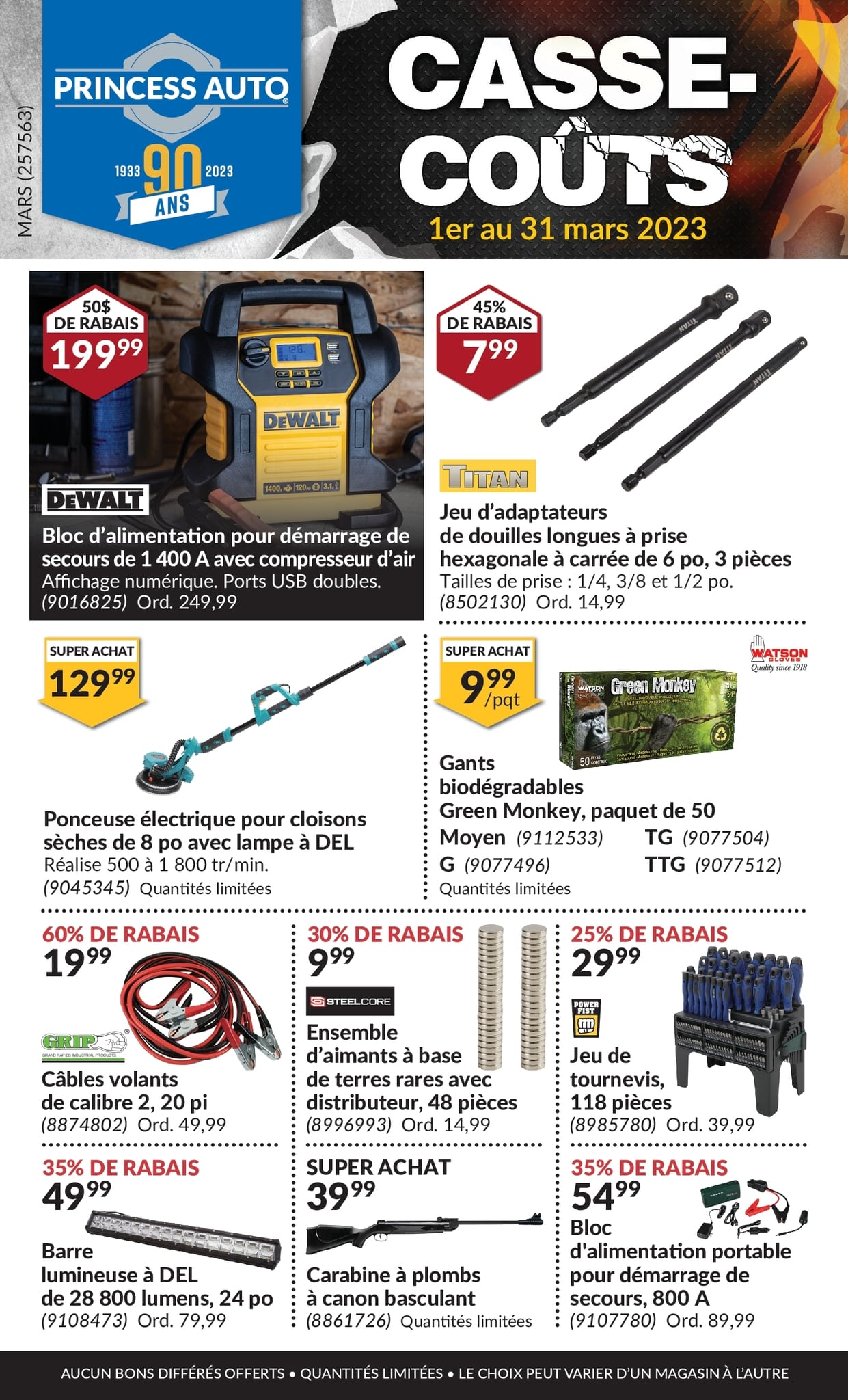 Circulaire Princess Auto - Page 1