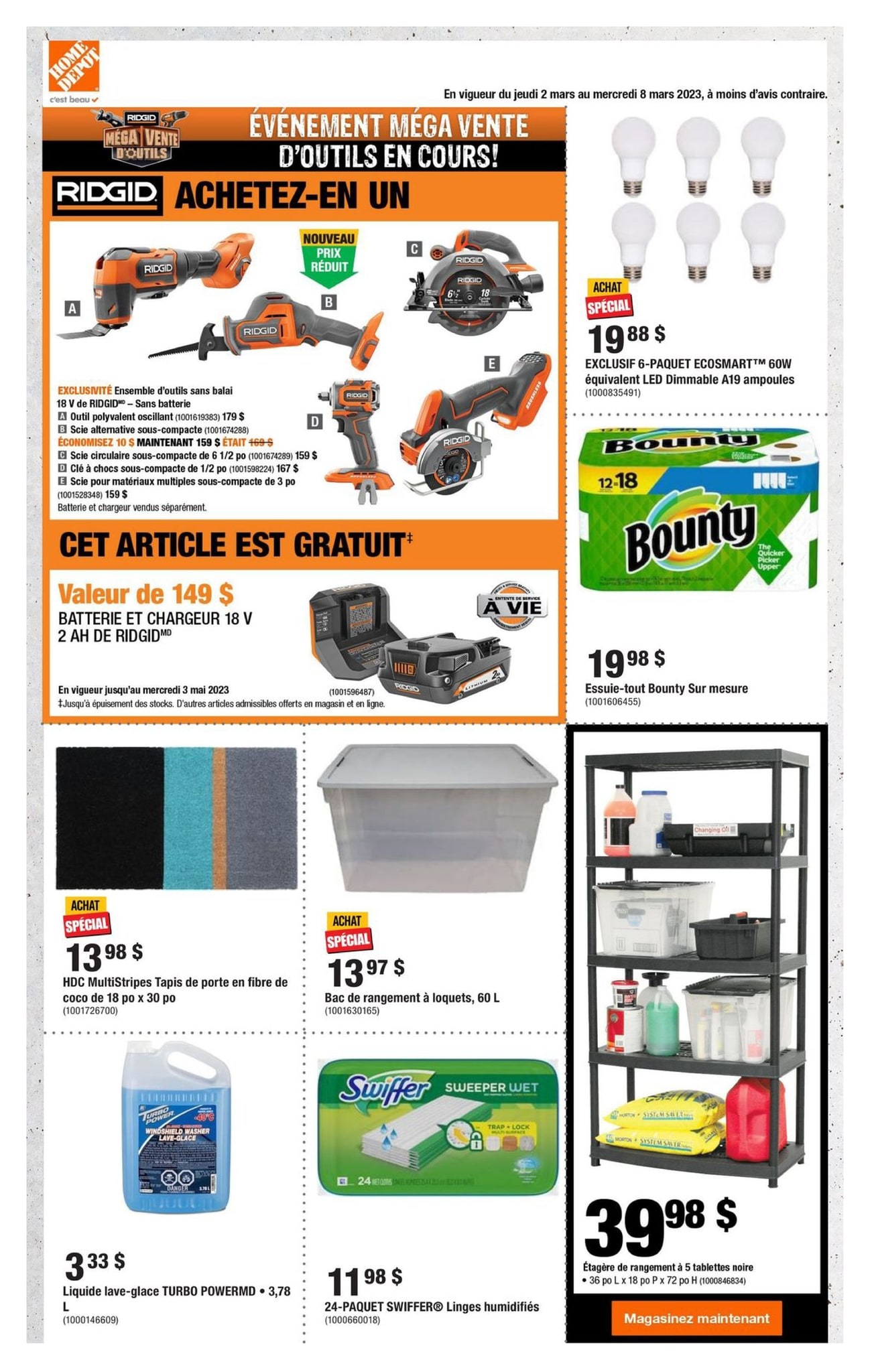 Home Depot SaintBrunodeMontarville Ameublements.ca