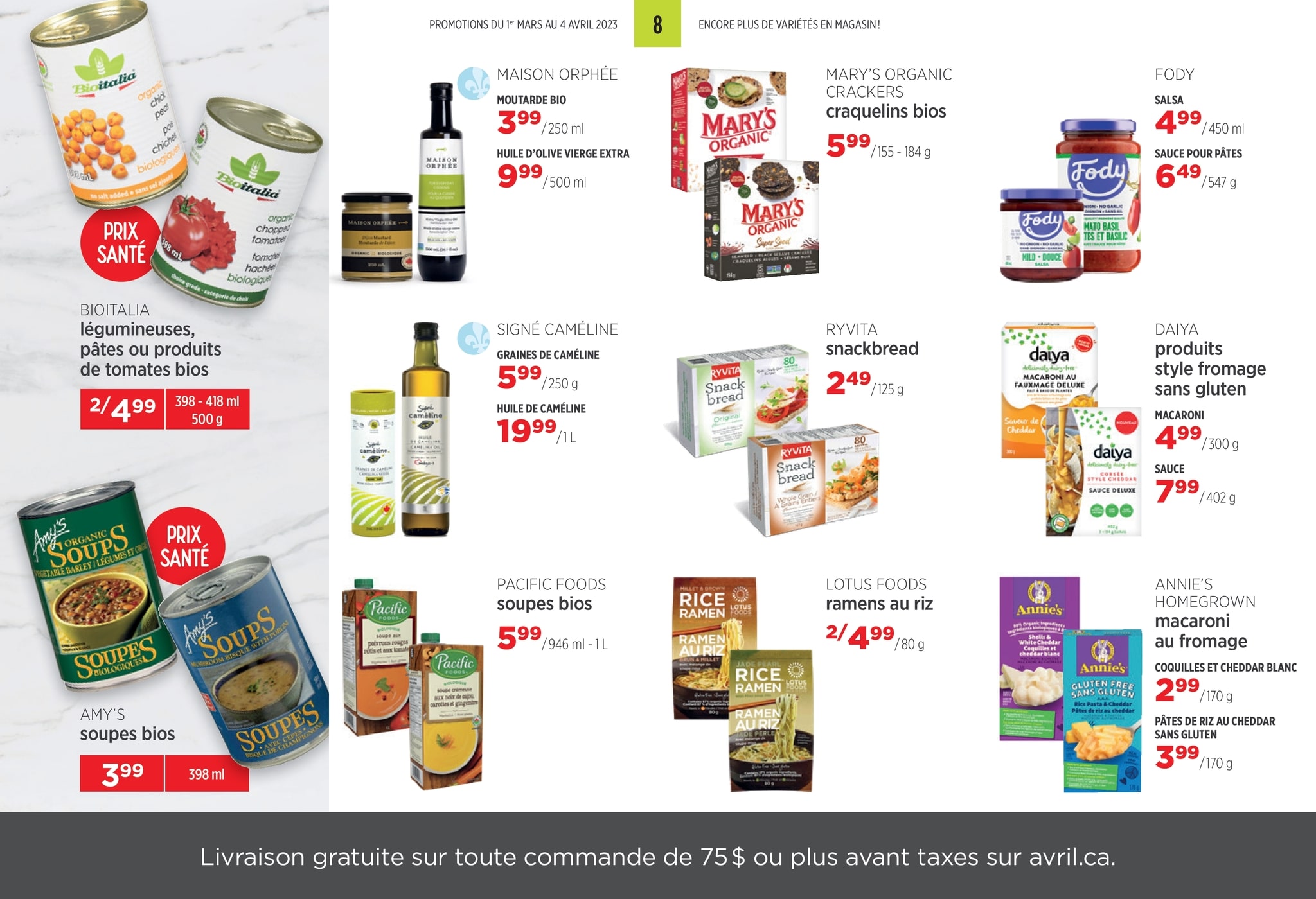 Circulaire Avril - Supermarché Santé - Page 8
