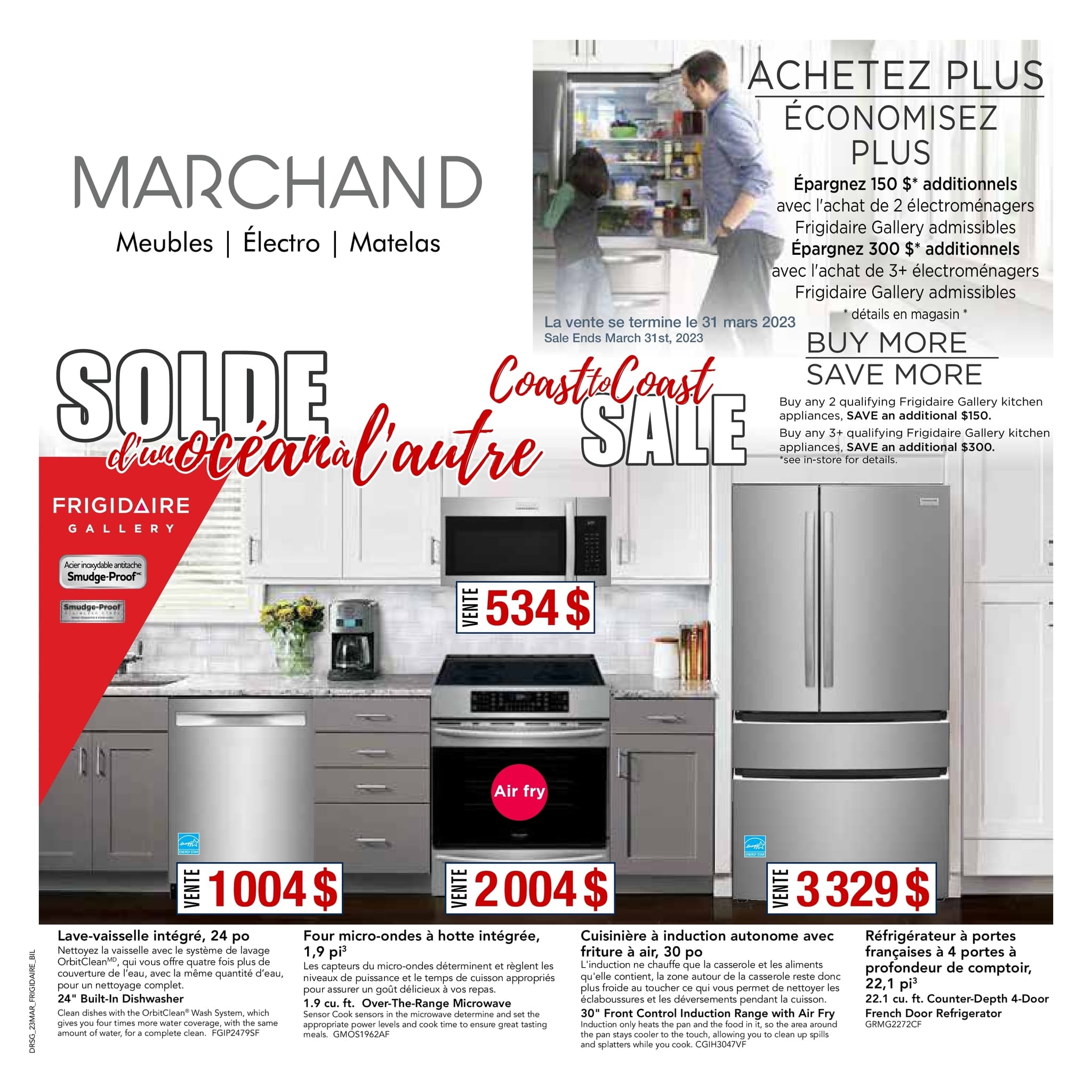 Circulaire Meubles Marchand - Frigidare Electrolux - Page 1