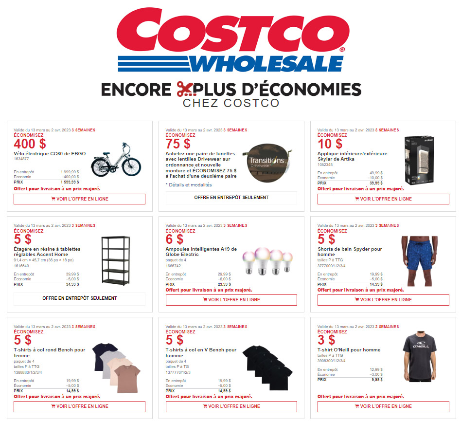 Rabais Costco - Page 1