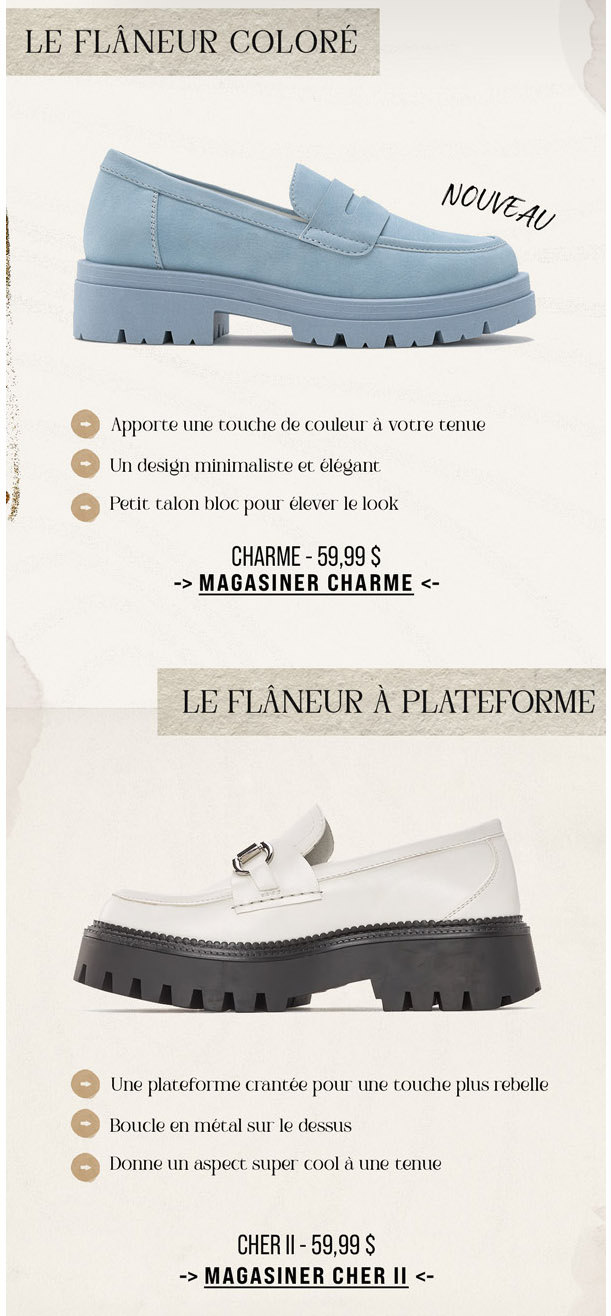 ALERTE TENDANCE : les Flâneurs