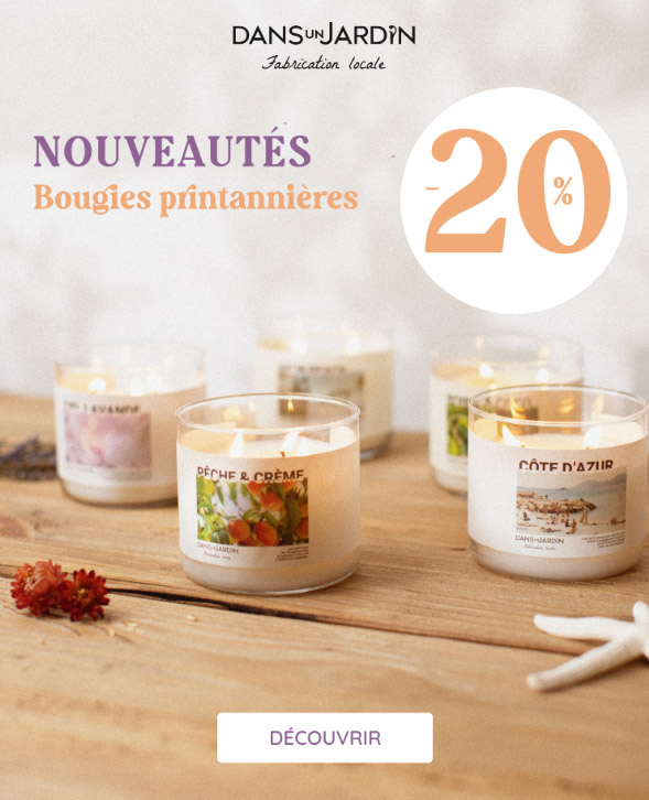 NOUVEAUTÉES - BOUGIES PRINTEMPS 2023