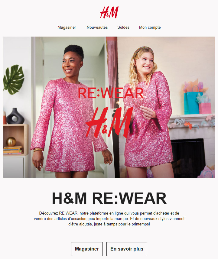 Le Printemps est arrivé chez H&M RE:WEAR!