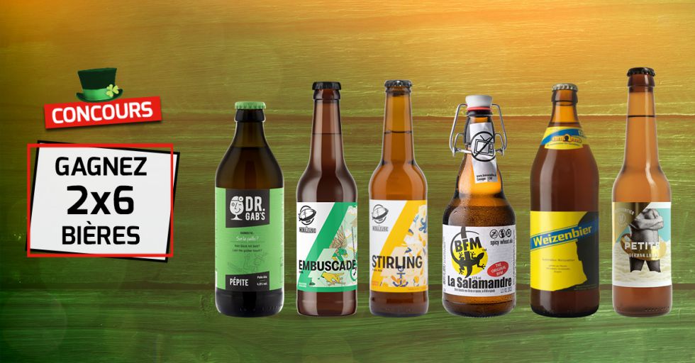Concours Gagnez l'un des 2 coffrets de 6 bières!