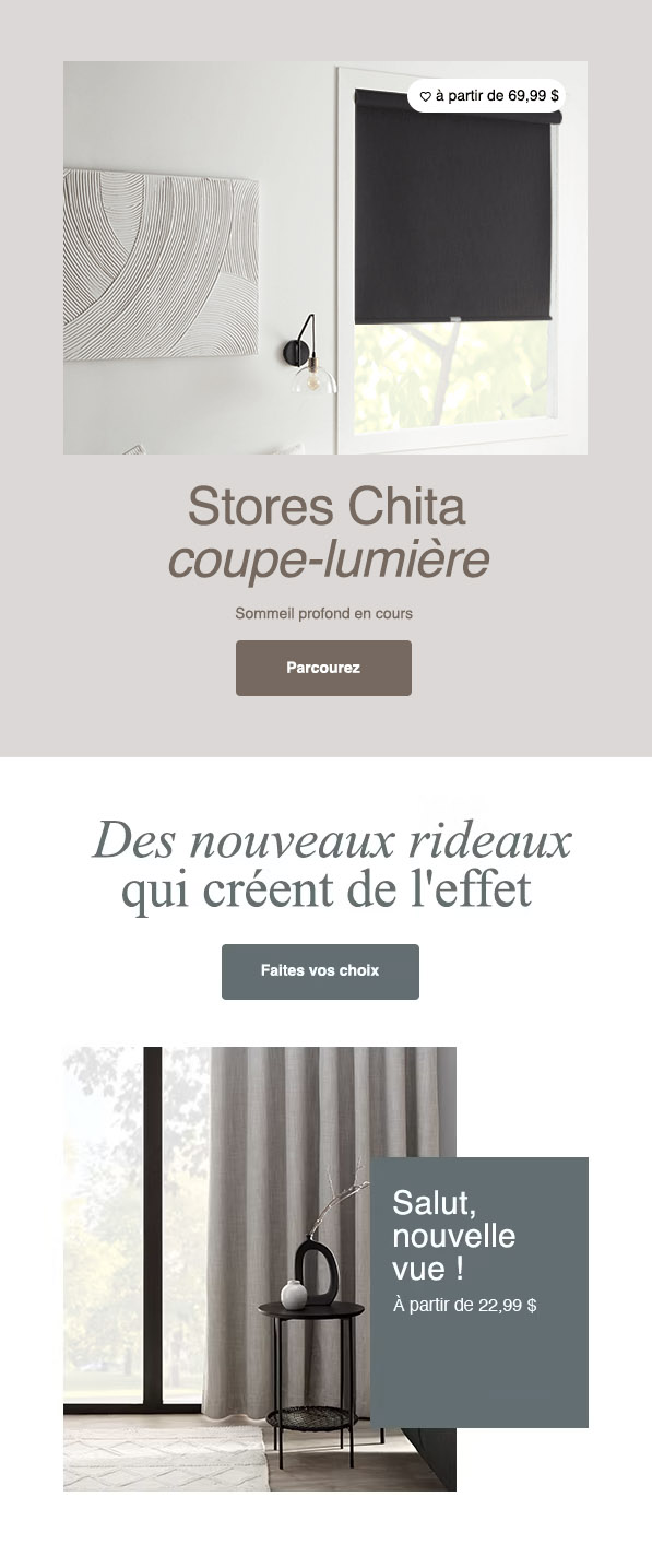 Jusqu'à 30% sur les Styles Sélectionnés