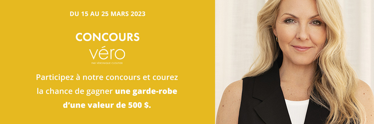 Concours Gagnez une carte-cadeau d’une valeur de 500 $ échangeable dans une boutique Marie Claire !