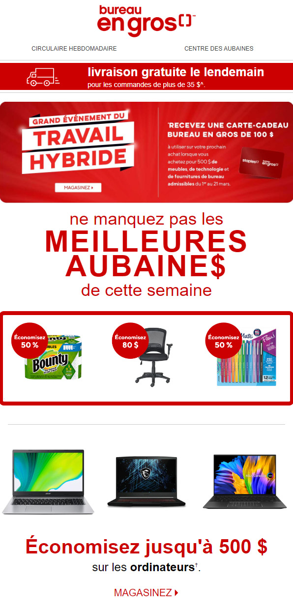 Profitez de ces Offres tant que vous le pouvez