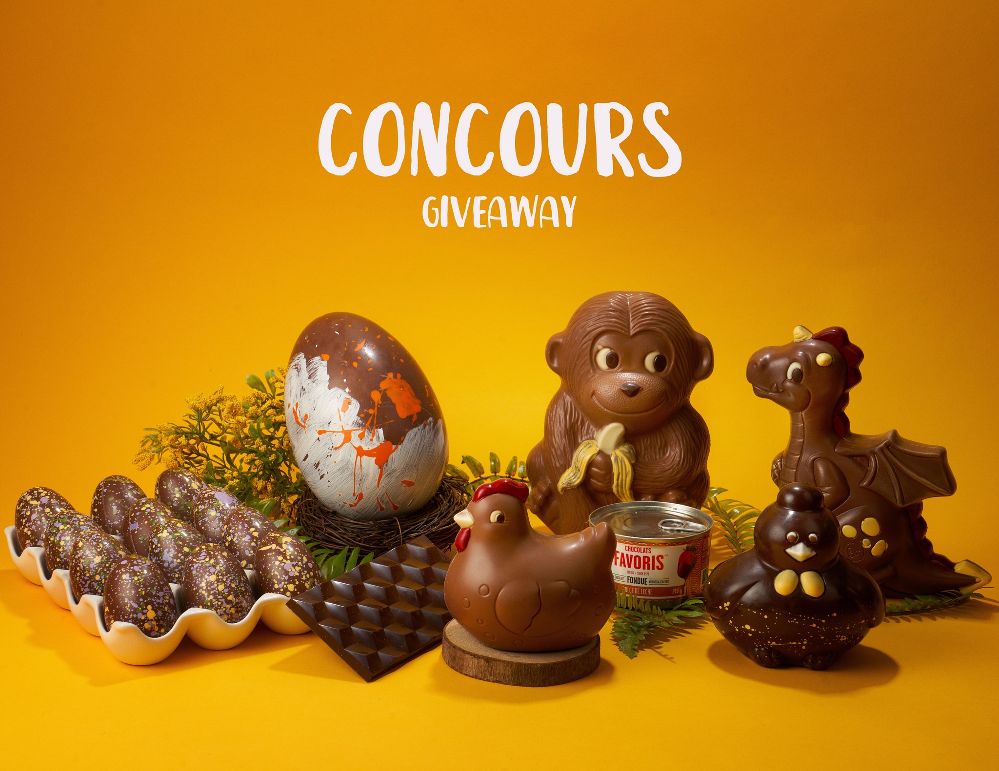 Concours Gagne des chocolats de Pâques pour ta gang du bureau!