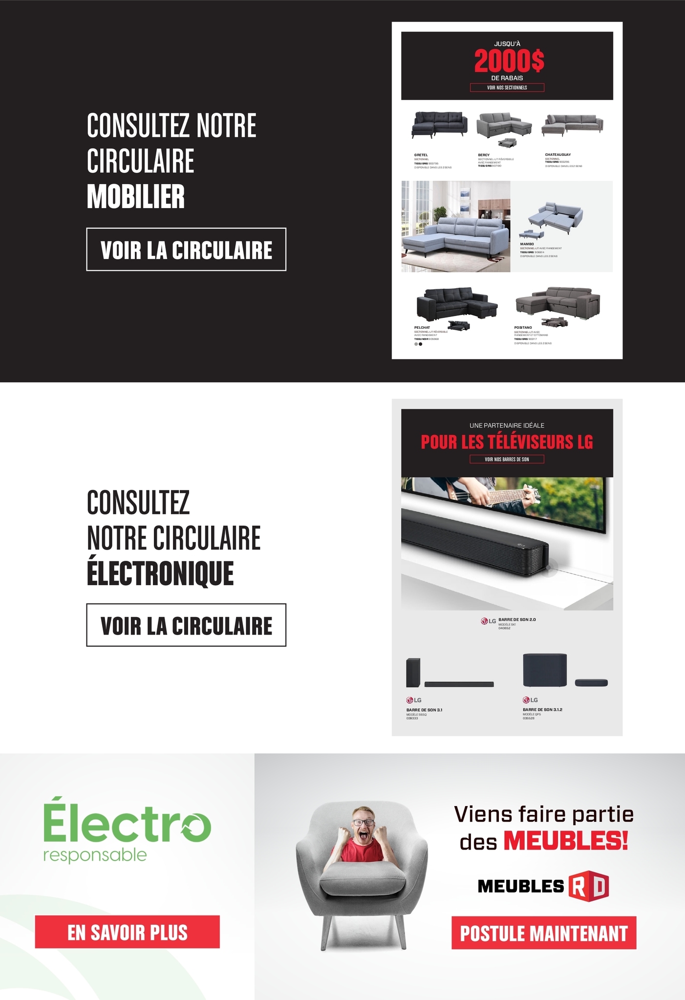 Circulaire Meubles RD - Électroménagers