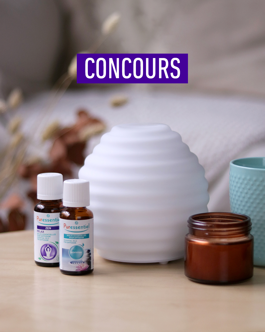 Concours Gagnez un diffuseur et des huiles essentielles Puressentiel!