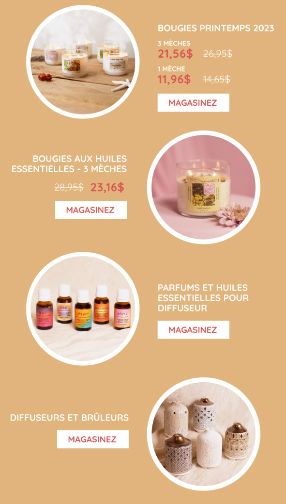 -20% sur tous nos Produits d'Ambiance
