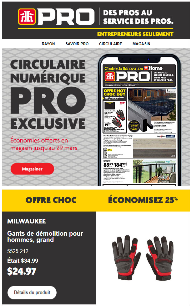 De Nouvelles Offres PRO viennent d'arriver