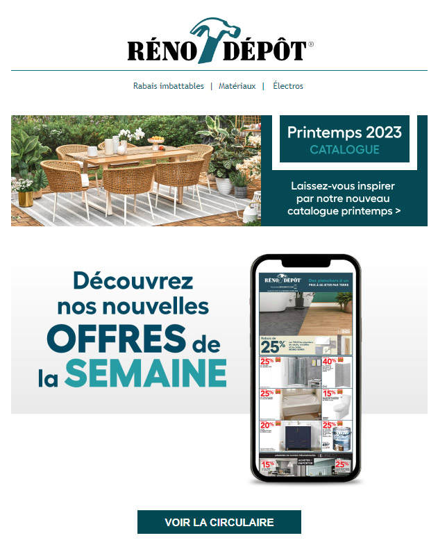 Nouvelle Circulaire, Nouveaux Rabais de la Semaine