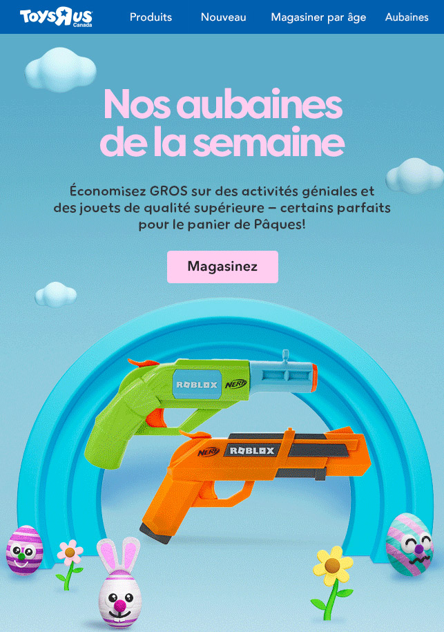 NOS AUBAINES DE LA SEMAINE sont œuf-oriques!
