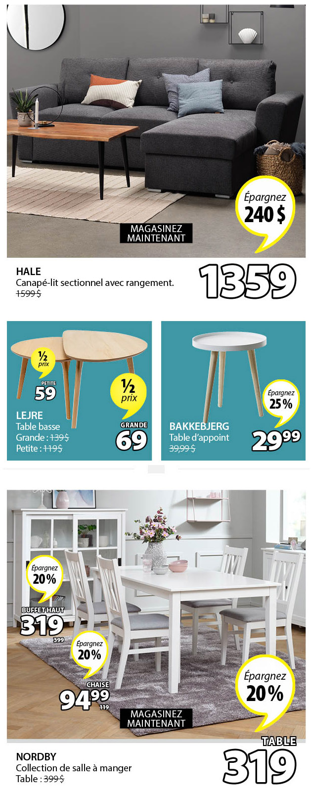 Tout le Mobilier de Jardin est en vente !