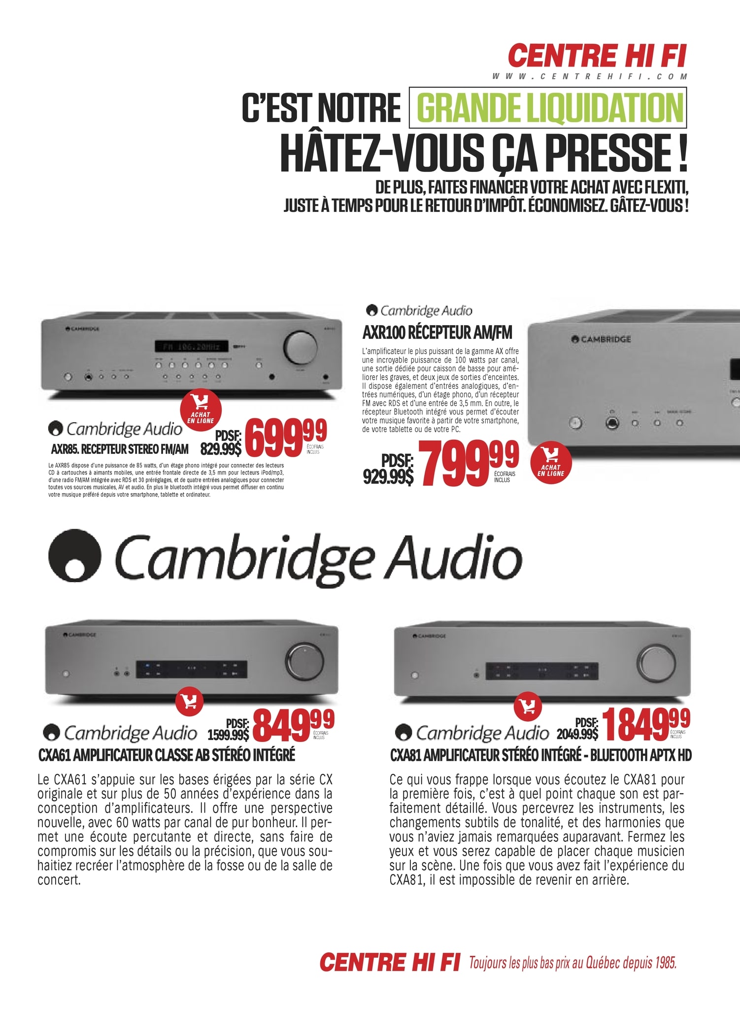 Circulaire Centre HI-FI - Page 20
