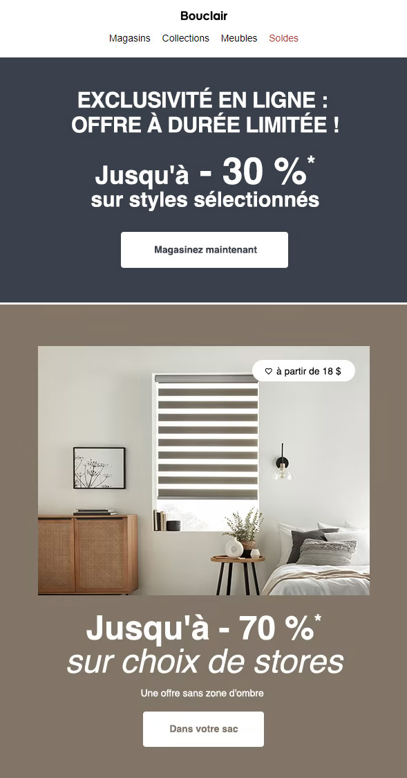 Économisez Gros avec notre Offre en Ligne à durée Limitée!