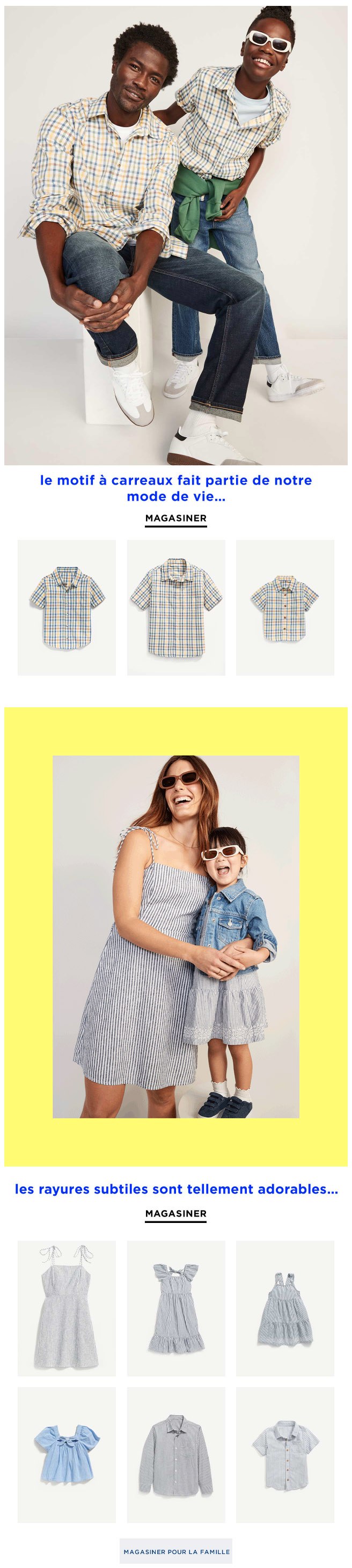 Avis : SHORTS à 50 % DE RABAIS