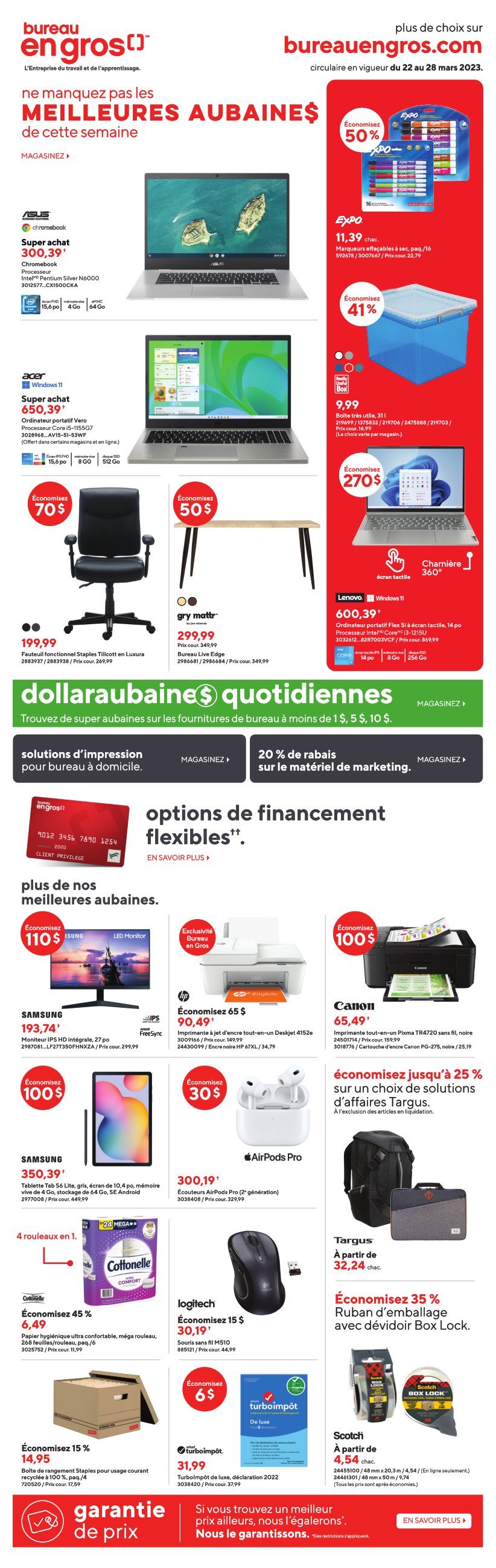 Circulaire Bureau en Gros - Page 1