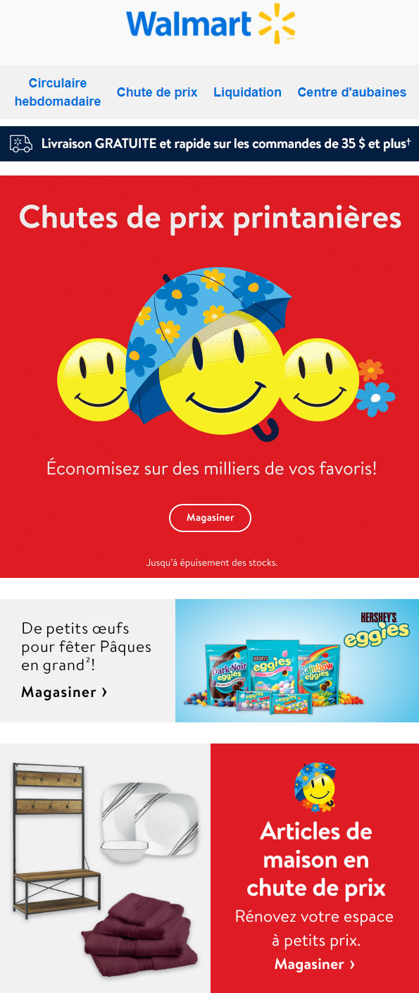 Chutes de Prix Printanières