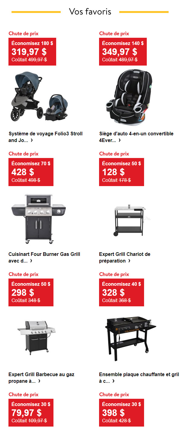 Chutes de Prix Printanières