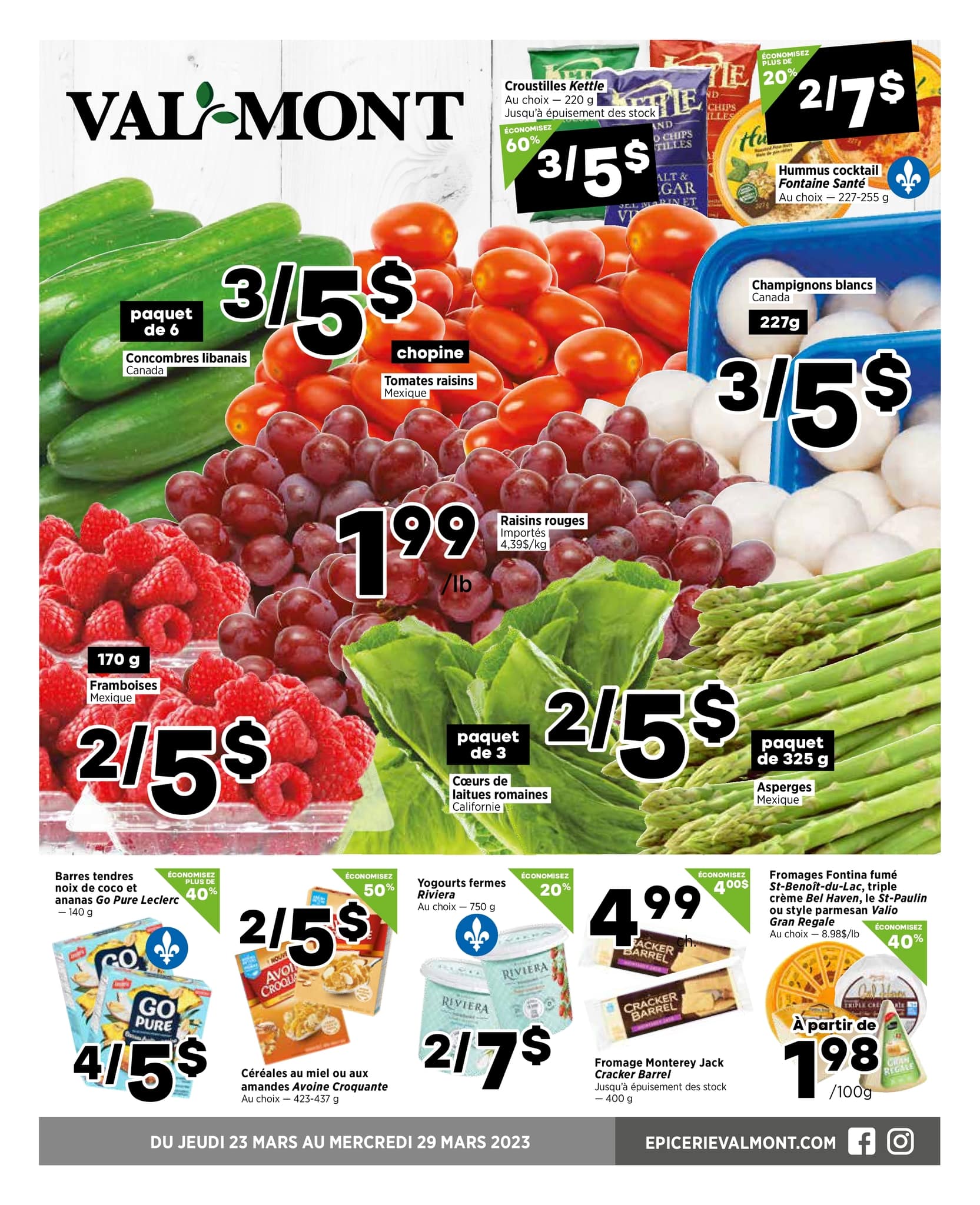 Circulaire Val-Mont - Fruiterie - Page 1