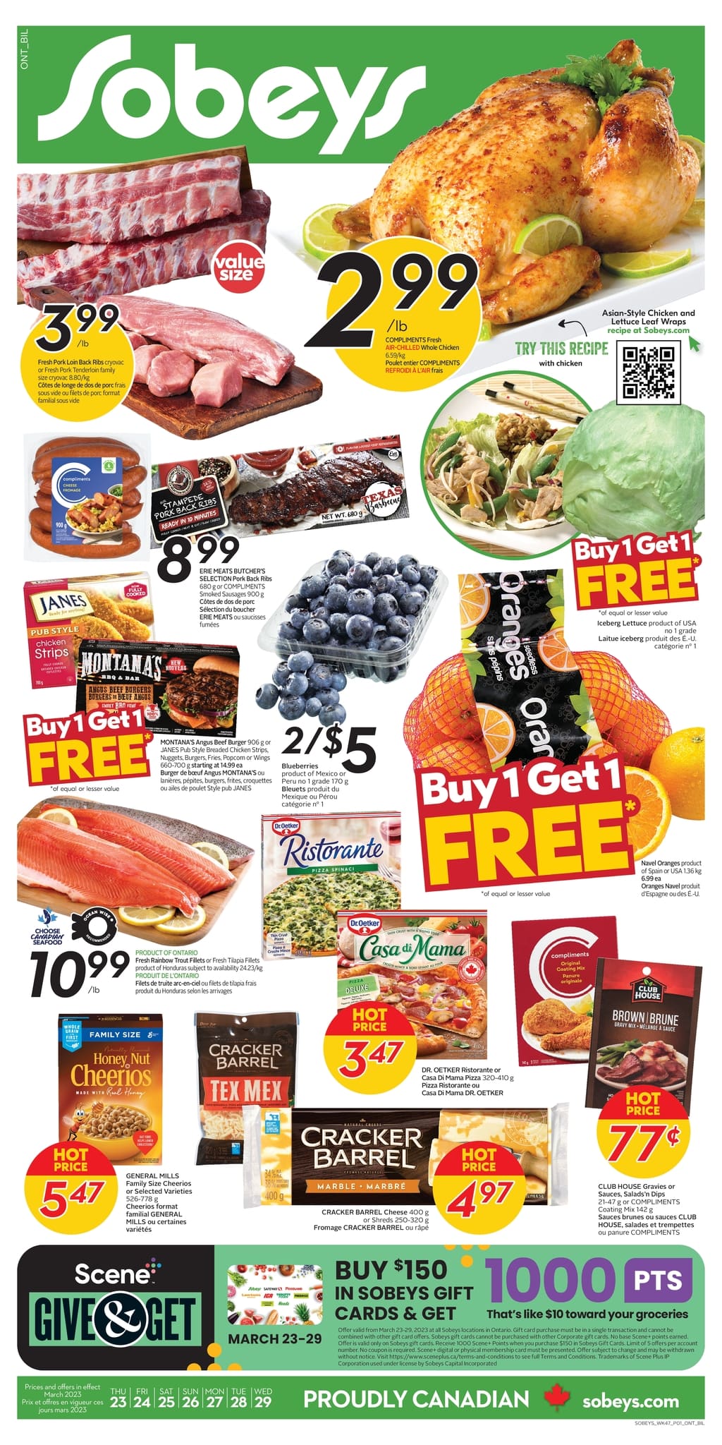 Circulaire Sobeys Épicerie Grocery Store - Page 1
