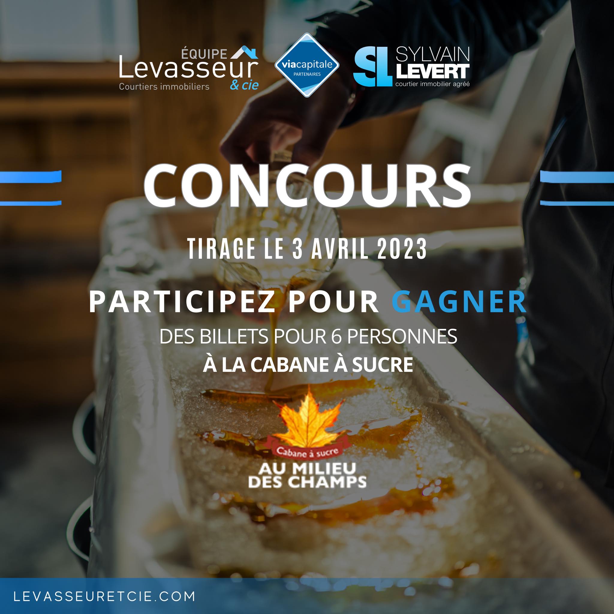 Concours Gagnez 6 billets d'entrée à la Cabane à Sucre Au milieu des champs de Mirabel !