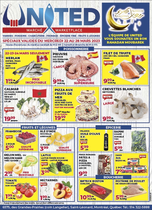 Circulaire United Supermarché - Page 1