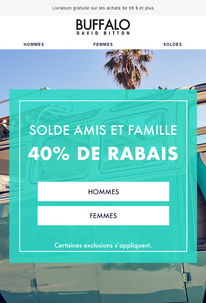 L'Événement Famille et Amis est en cours !