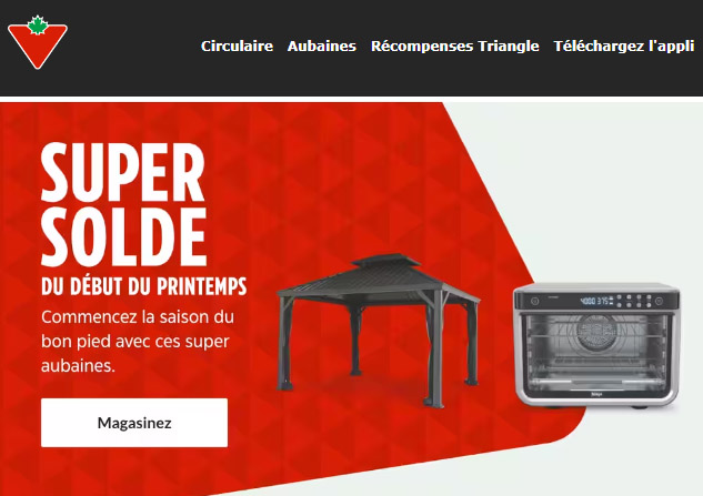 Le Super Solde du Début du Printemps commence Maintenant