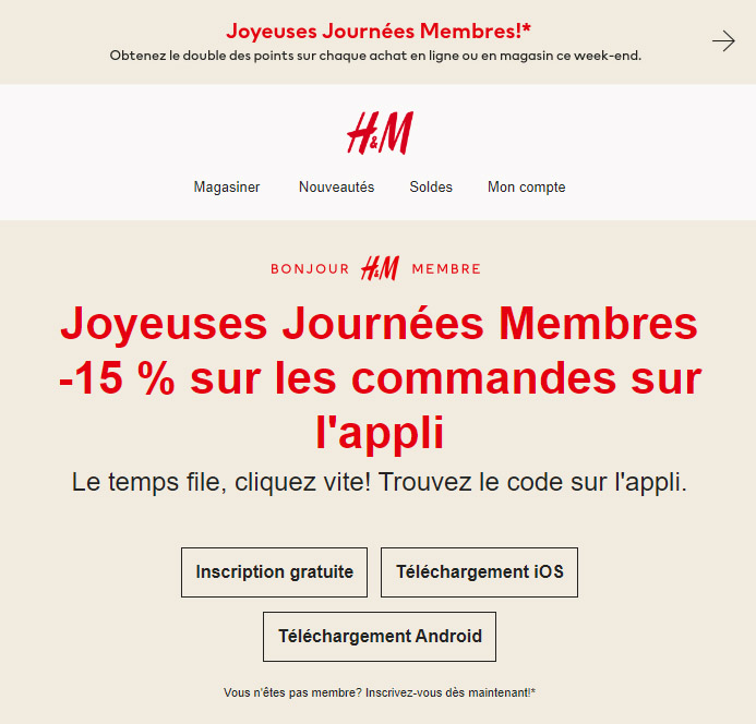 C'est Vendredi : -15 % sur l'Appli
