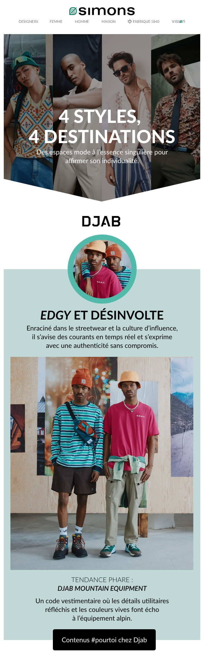 Nos Univers Exclusifs pour lui