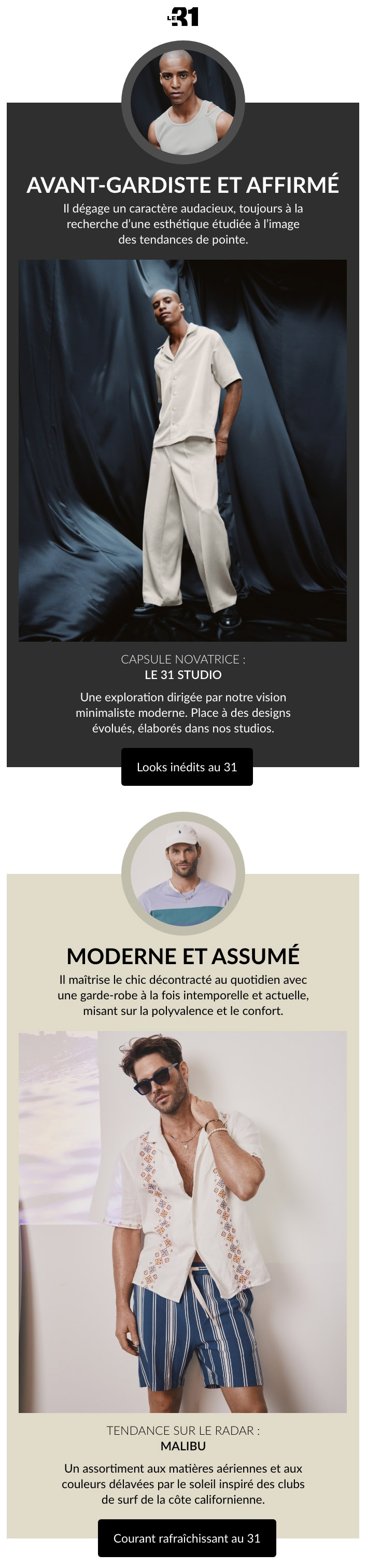 Nos Univers Exclusifs pour lui