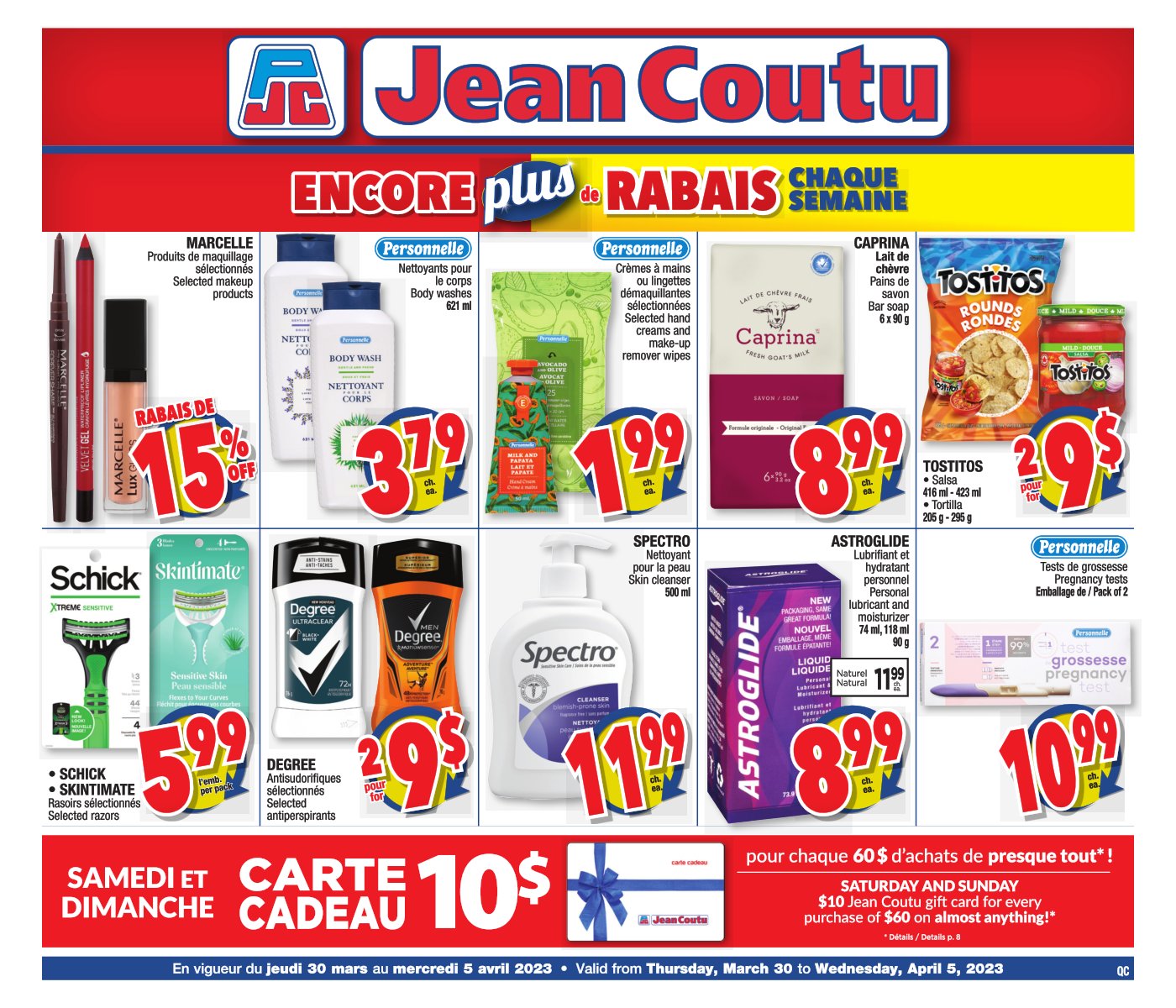Circulaire Jean Coutu - Encore Plus de Rabais - Page 1