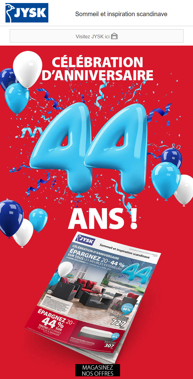 La Célébration Anniversaire continue !