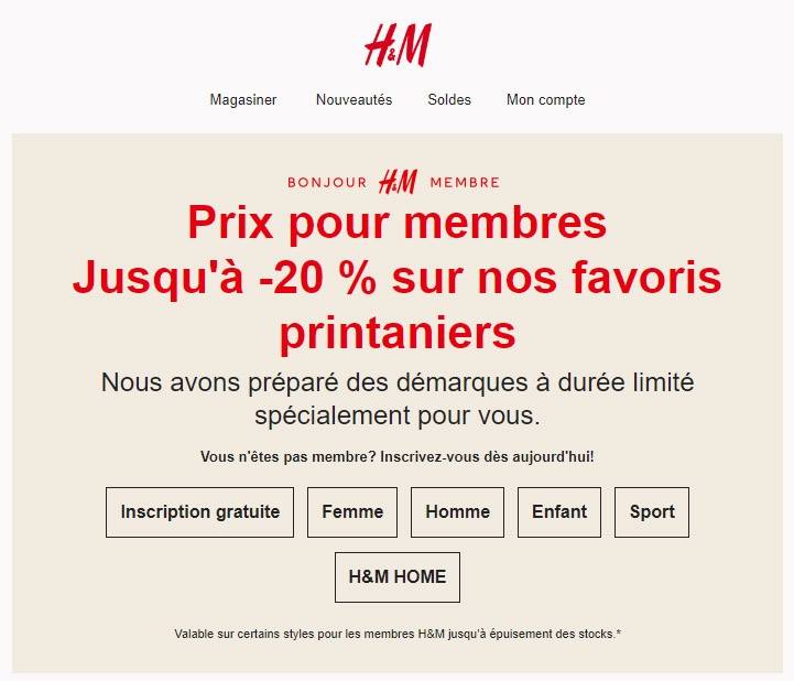 Jusqu'à -20 % pour un Printemps Ensoleillé
