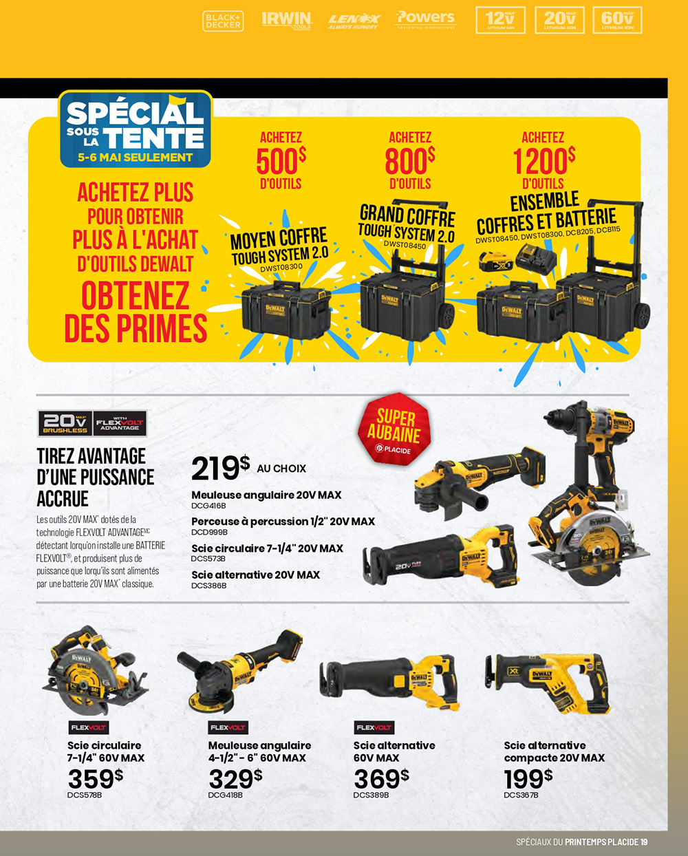 Circulaire Placide - Grande Vente sous la Tente - Page 19