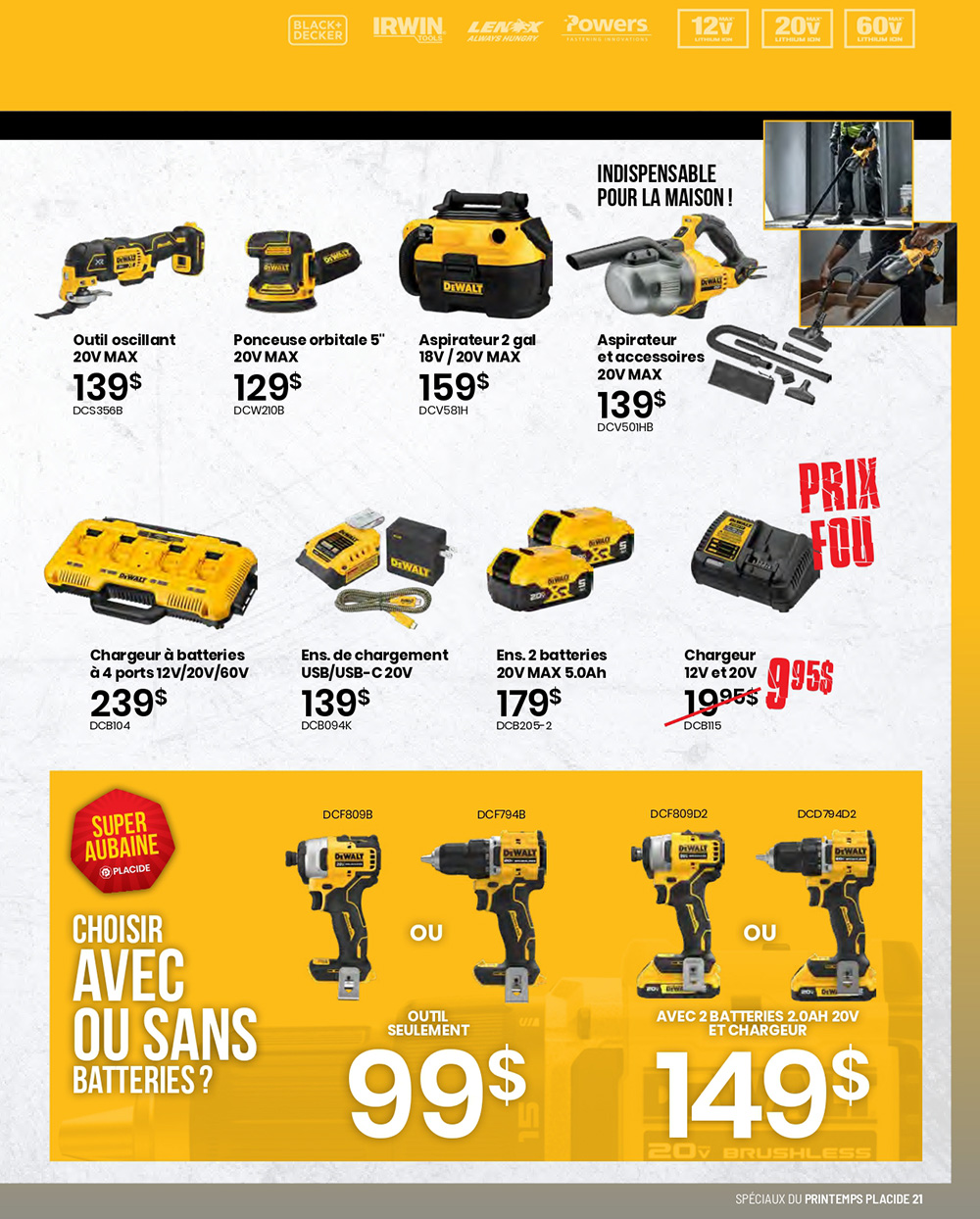 Circulaire Placide - Grande Vente sous la Tente - Page 21