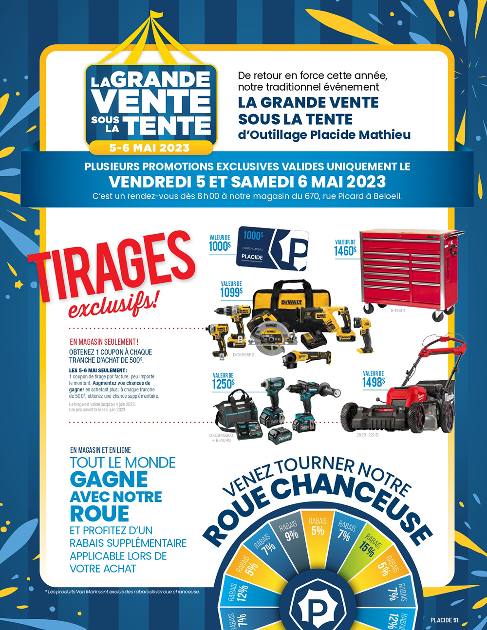 Circulaire Placide - Grande Vente sous la Tente - Page 51