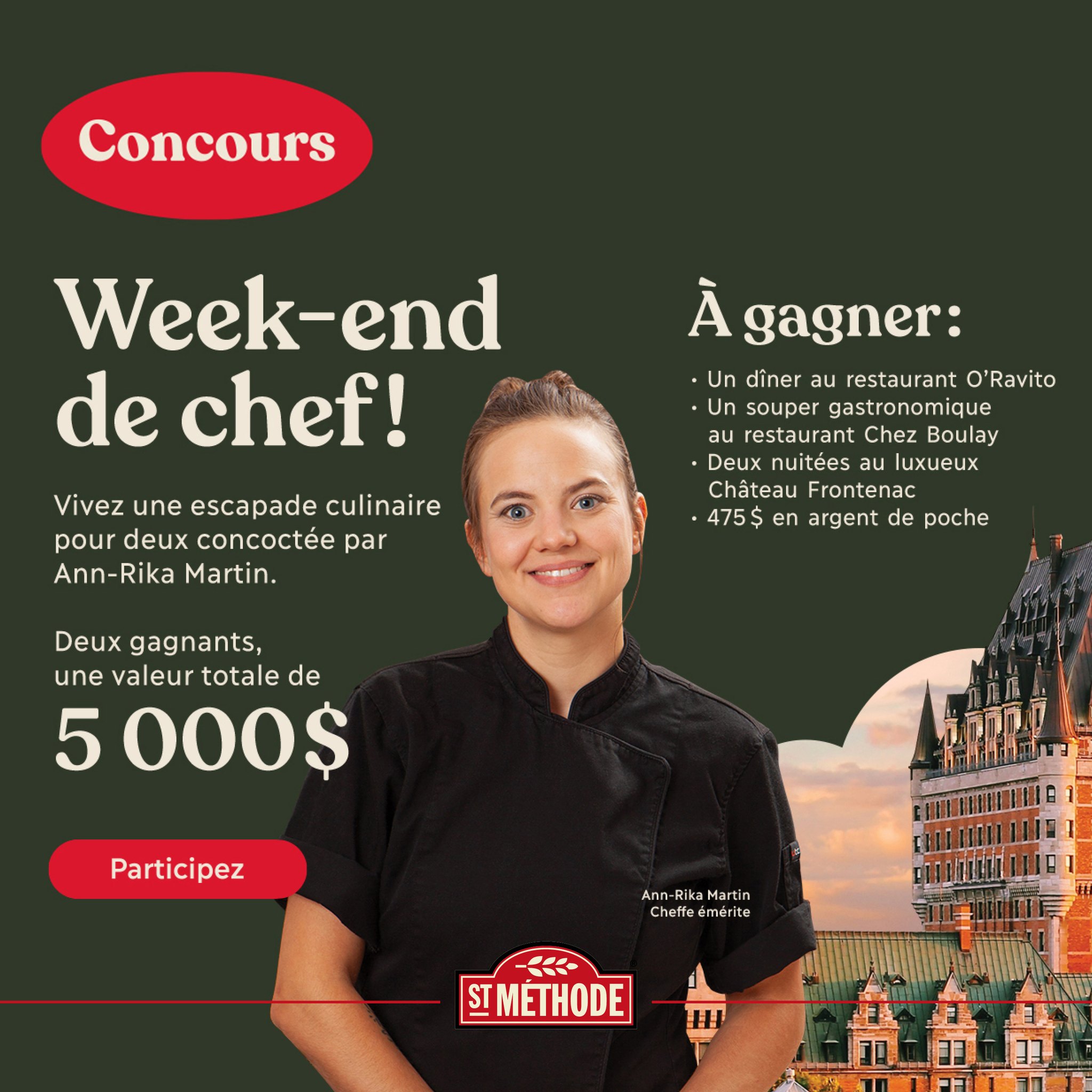 Concours WEEK-END DE CHEF!