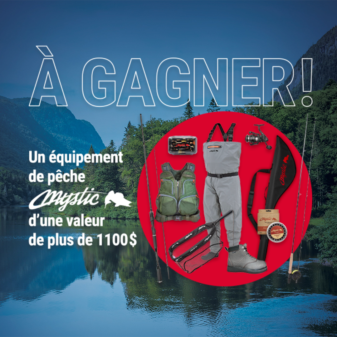 Concours Gagnez un équipement de pêche Mystic d'une valeur de plus de 1 100 $!