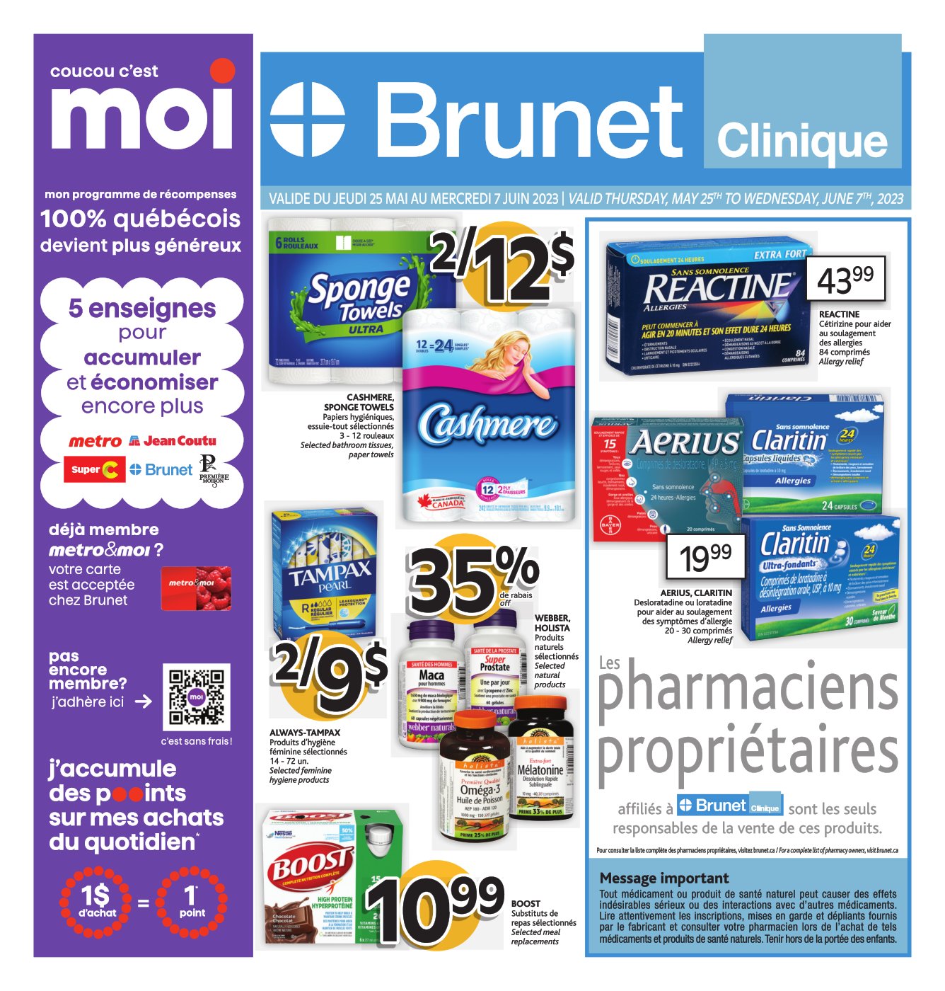 Circulaire Brunet - Clinique - Page 1