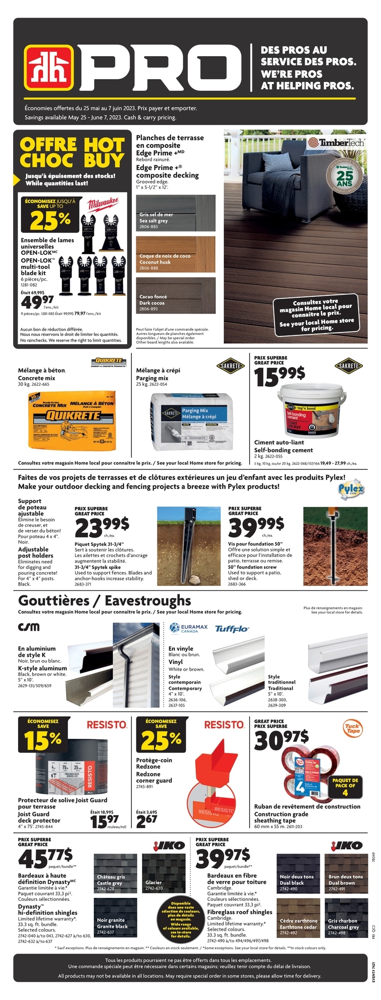 Circulaire Home Hardware - PRO